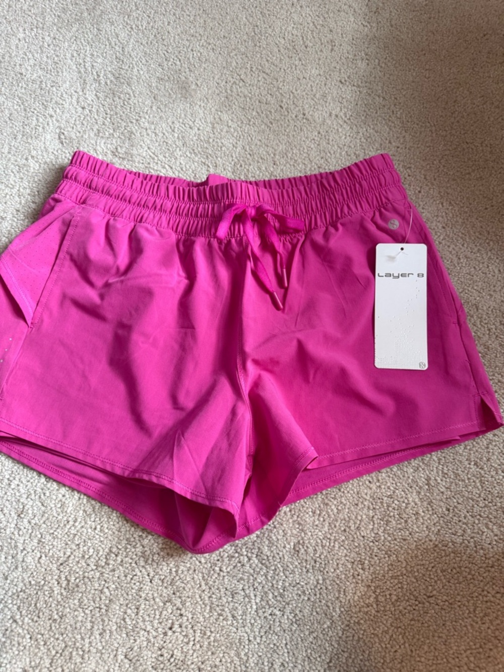 Layer 8 brand women’s shorts pink M NWT